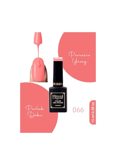 Misyul Uv Led Kalıcı Oje Nail Art 15 Ml 066