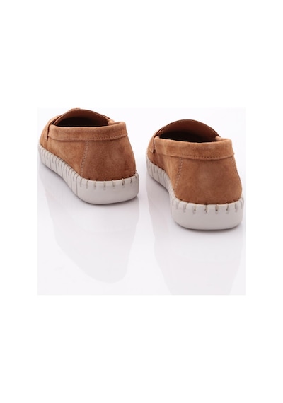 Dgn P39 Kadin İp Desenli Comfort Ayakkabi P39-1512-R1783 Taba Süet