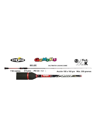Storm Gomoku Belize 190cm 120gr Atarlı Tetiksiz Jig Olta Kamışı
