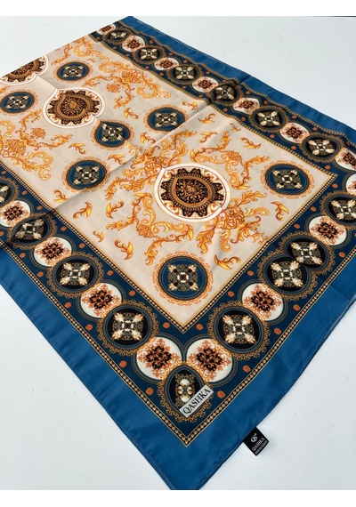 Qashka Soft Pamuklu Şal Etro Desen Lbd1315-43655 Çok Renkli