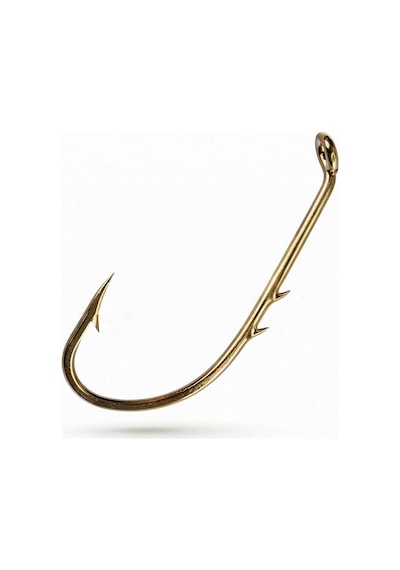 Effe Sazan İğnesi No:4 Bronz Delikli Carbon 100 Adet 92666-4