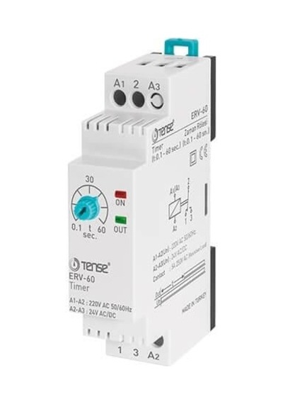 Tense Zaman Rolesi Erv-60 01-60 Sn 220v-24v Ac-dc