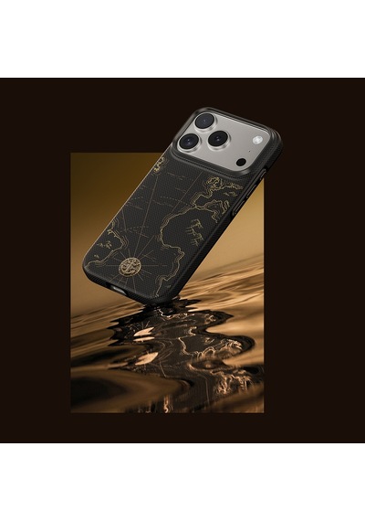 Apple iPhone Uyumlu 18 Pro Max Kılıf M-safeli Karbon Fiber Benks Armoredge Air Navigator Kevlar Kapak Siyah