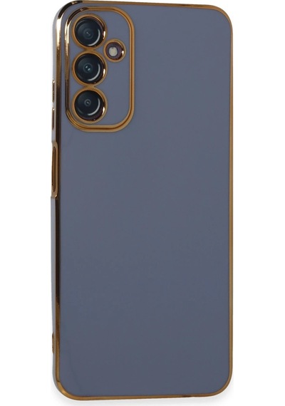 Mey İthalat Samsung Uyumlu Galaxy A05s Kılıf Volet Silikon - Mavi