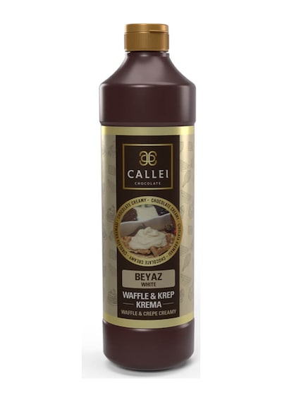 Callei Beyaz Waffle Çikolatası Şişe 1 KG