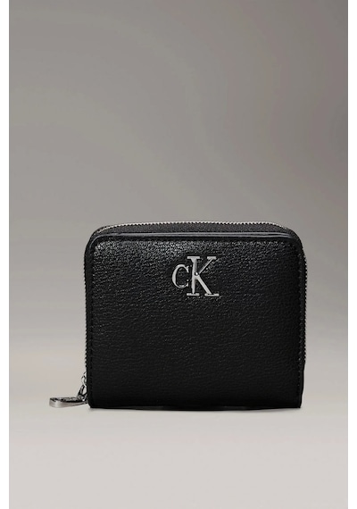 Calvin Klein Logolu Fermuarlı Cüzdan LV04K1009GUB1 Bayan CÜZDAN LV04K1009G UB1 Siyah