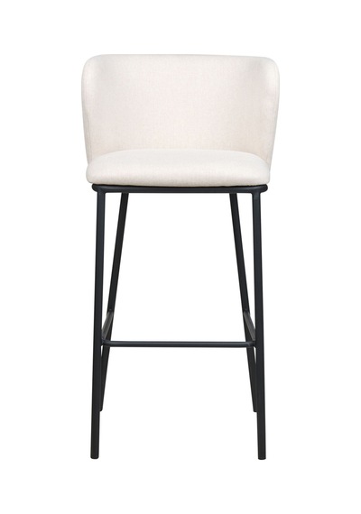 Mına 2'li Bar Sandalyesi Seti, 73 Cm Oturum, Ayak Destekli, Modern Tasarım Beyaz Mına 2'li Bar Sandalyesi Seti, 73 Cm Oturum, Ayak Destekli, Modern Tasarım Beyaz