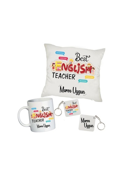 Ingilizce Öğretmenine Isimli Set - Öğretmenler Günü Hediyesi