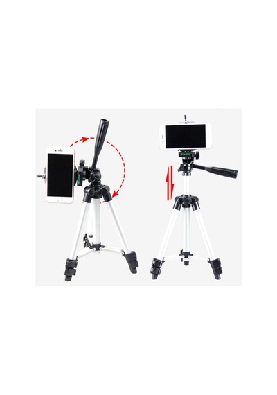 Ally 65cm Alüminyum Cep Telefonu+kamera Tripod Stand- 5775 - Karbul8712-2611 Siyah-gri