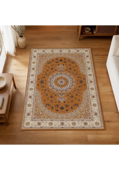 Kartela Halı Siva Halı Jüt Taban Dokuma Halı Bakır - 60 X 90 Cm
