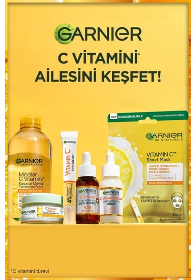 Garnier C Vitamini Süper Aydınlatıcı Serum 30 ML + Aydınlatıcı Gece Serumu 30 ML