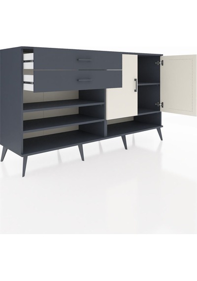 Hyperion Konsol 4 Raflı 2 Çekmeceli 2 Kapaklı 176x44x99 Antrasit- Antrasit-aytaşı/antrasit Hyperion Konsol 4 Raflı 2 Çekmeceli 2 Kapaklı 176x44x99 Antrasit- Antrasit-aytaşı/antrasit