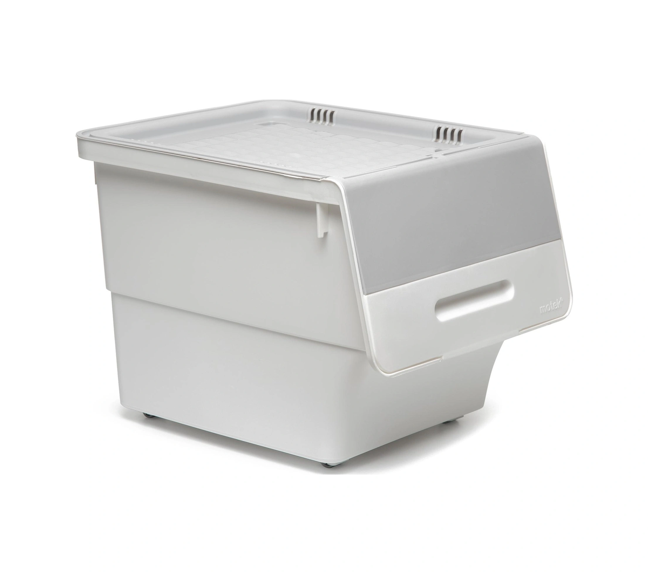 Technow Motek Tch-mt04 33 Litre Beyaz Gri Tekerlekli Tekli Organizer + Temizlik Seti Gri - Beyaz