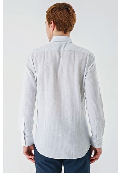 İmza Koyu Mavi Uzun Kollu Çizgili Biritli Yaka Pamuklu Likralı Casual Slim Fit Dar Kesim Gömlek 1004240233-koyu Mavi Koyu Mavi İmza Koyu Mavi Uzun Kollu Çizgili Biritli Yaka Pamuklu Likralı Casual Slim Fit Dar Kesim Gömlek 1004240233-koyu Mavi Koyu Mavi