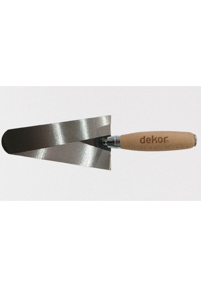 Dekor Ahşap Saplı Sıva Malası 22  CM