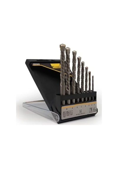 8 Parça Tungsten Karbür Beton Matkap Uç Seti