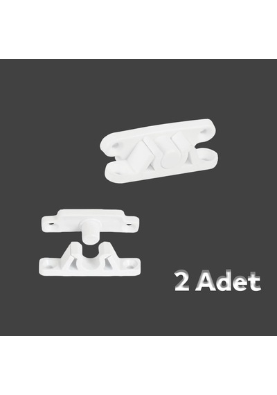 Pencere Kapı Sineklik Kapama Çıt Çıt Pimapen Pvc Plastik Pratik Tutucu Aparat 2 Adet