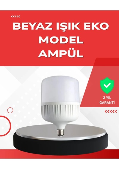 Elektrik Kesintileri İçin Şarjlı Led Ampul 30w E27 Beyaz Işık Diğer