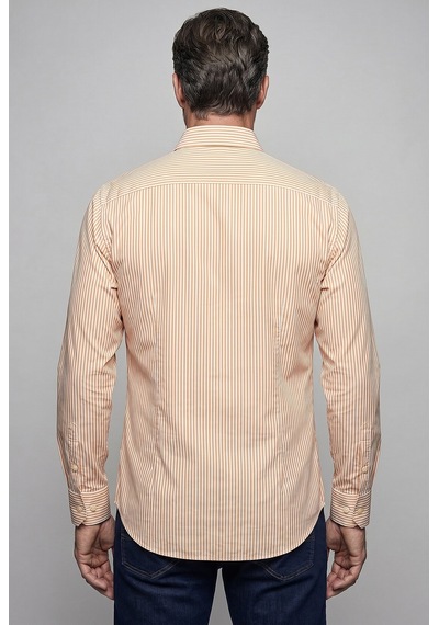 Bisse Orange Regular Fit Pamuk Cepsiz Yaşa Yaka Uzun Gömlek Gmczg261088 13118 Bisse Orange Regular Fit Pamuk Cepsiz Yaşa Yaka Uzun Gömlek Gmczg261088 13118