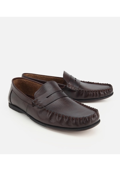 Hotiç Erkek Deri Kahverengi Yumuşak Dokulu Günlük Loafer 02ayh324980a480 02ayh324980a480