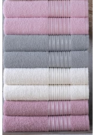 Tekstil Range 10'lu 50x90 Cm El&yüz Havlu Seti Beyaz