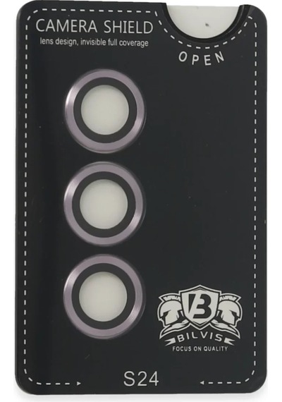 Newface Samsung Galaxy S24 Bilvis Titan Kamera Lens - Derin Mor