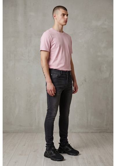 BLACK STEEL Yıkamalı Erkek Denim Pantolon-kod:813 Antrasit