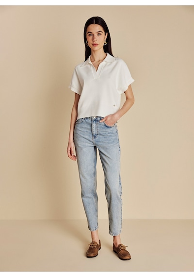 Brooks Brothers Açık Mavi Kadın Denim Pantolon Bbss26fdp002