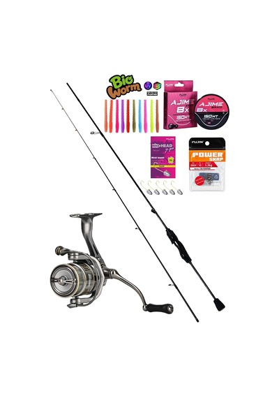 Fujin Dragon 1000s Black Swan 175 Cm 02-3 Gr Aji Lrf Olta Takımı Seti