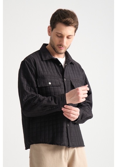 Redline Grit Erkek Oversize Ceket Siyah