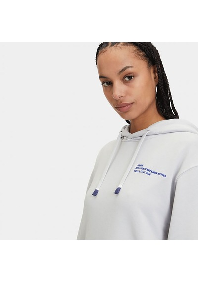 Gri Fila Kapşonlu Sweatshirt Embroidery Detail Su411113 Gri