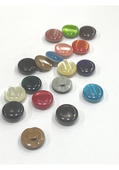 Bluz Düğmesi/ Sedefli Bluz Düğmesi / 1,2 Cm / 10 Adet / 2882 / - Gri