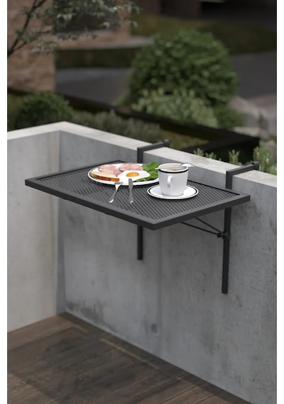 Retodesign Metal Katlanır Balkon Masası -askılı Katlanır Masa 500 Siyah Retodesign Metal Katlanır Balkon Masası -askılı Katlanır Masa 500 Siyah