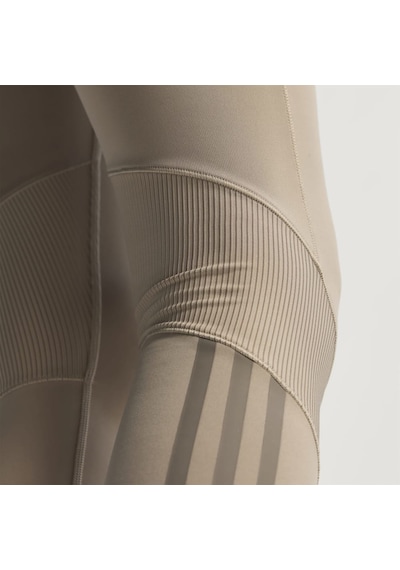 Adidas Jy2068 Hyg Rıb 1-1 L Kadın Spor Tayt Krem
