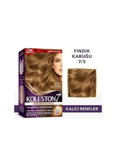 Kit 7-3 Fındık Kabuğu Saç Boyası