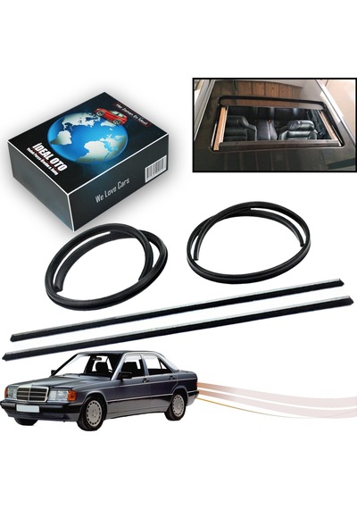 Mercedes 190 W201 1982-1993 İçin Tek Yöne Açılır Sunroof Fitili Çıtaları