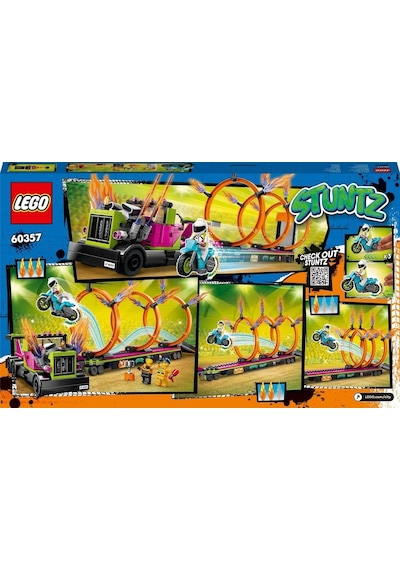 LEGO City 60357 Gösteri Kamyonu Ve Ateş Çemberi Yarışması