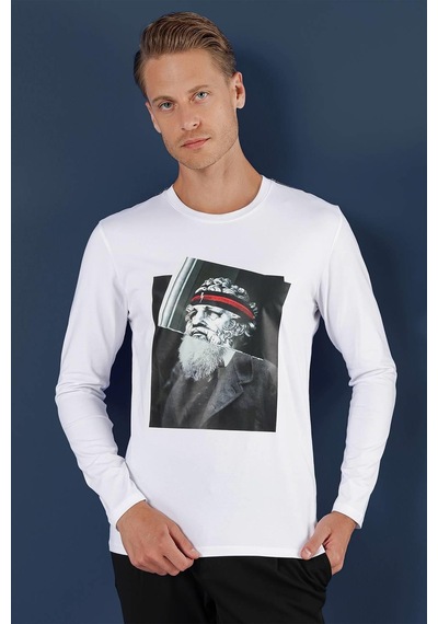 Efor Ts 863 Beyaz Spor T-shirt Beyaz
