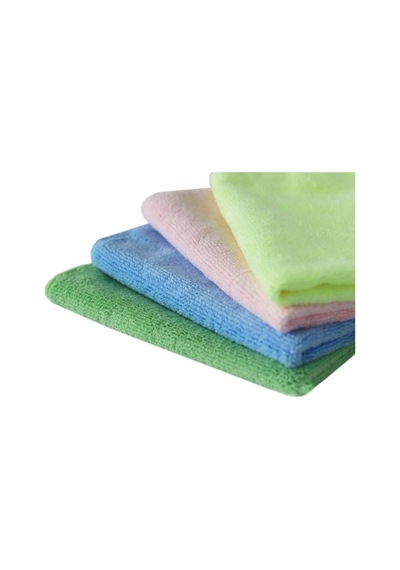 Intermop Kalın Doku Mikrofiber Temizlik Bezi 10 Adet Çok Renkli 50 x 70 CM
