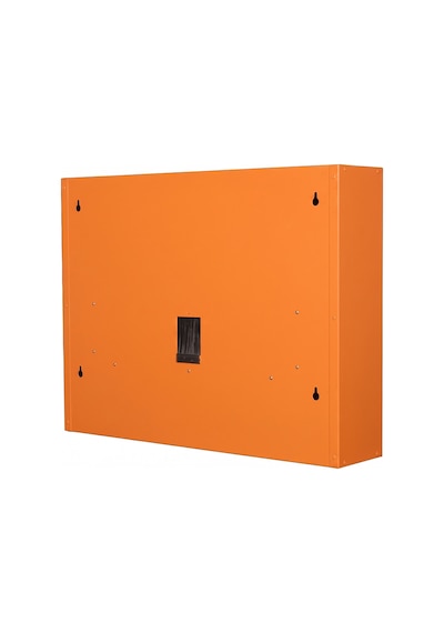 Alfafonet Ziglat 500 Serisi Duvar Tipi Laptop Dolabı 700x150x500 Mm Turuncu 70 Kg Taşıma Kapasiteli Kilitli Metal Dolap