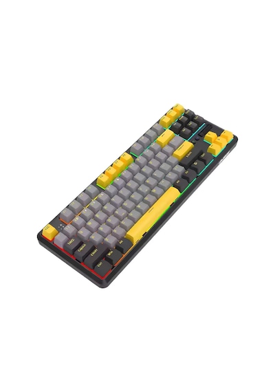 K870t Pro 3 Modlu Hot-swap Rgb, Mekanik Klavye - Siyah - Brown Switch