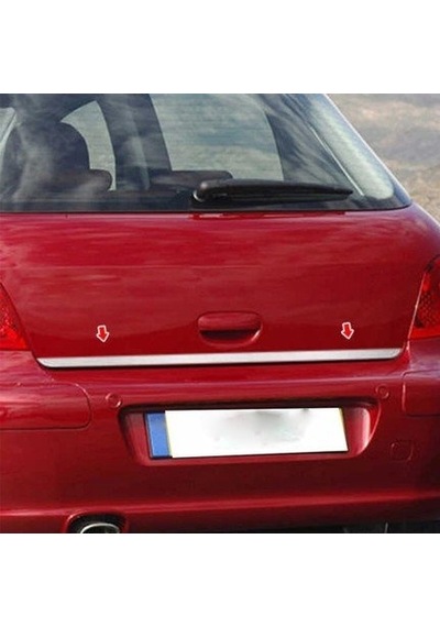 Peugeot 307 Krom Bagaj Alt Çıta 2001 Üzeri Çelik Kalp