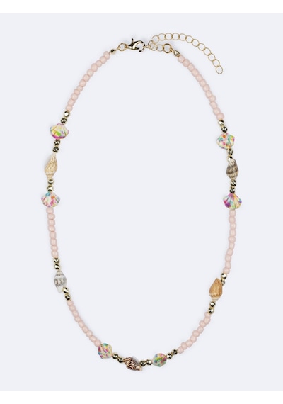Pembe Boncuklu Kolye 72443611