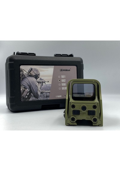 Hd-552 Kırmızı-yeşil Işıklı Red-dot Siyah