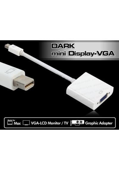 Dark Dk Hd Amdpxvga Mını Dısplay Port –Vga Aktıf Dönüştürücü