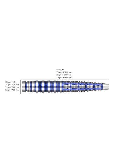 Shot Celt Toranos Tungsten Çelik Uçlu Dart Oku 26