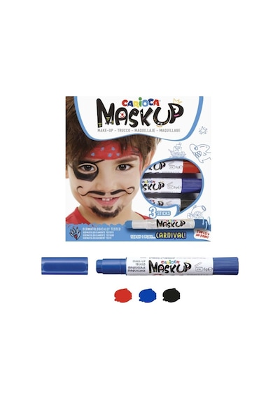 Mask Up Yüz Boyası 3 Renk Carnival Kırmızı