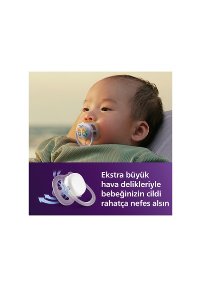 Ultra Air Emzik, Ortodontik, 0-6 Ay, Kız, Scf087/04 Kelebek