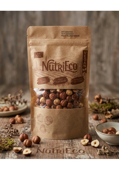 Nutrieco Çiğ İç Fındık 1. Sınıf Naturel 13-15 Mm İri Boy Yeni Hasat 1000gr 1 KG