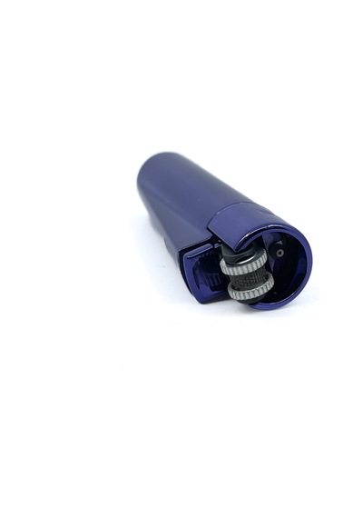 Clipper Özel Kutusunda Metal Çakmak - The New Black Parlak Mavi